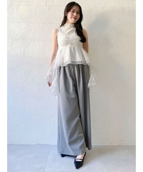 dazzlin（ダズリン）の「レースビッグフリルブラウス（シャツ/ブラウス・レディース・オフホワイト・FREE）」の13枚目の写真