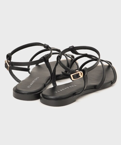 THE SHOP TK （ザ ショップ ティーケー ）の「華奢ストラップサンダル（サンダル・レディース・ブラック/ベージュ・35/45）」の6枚目の写真