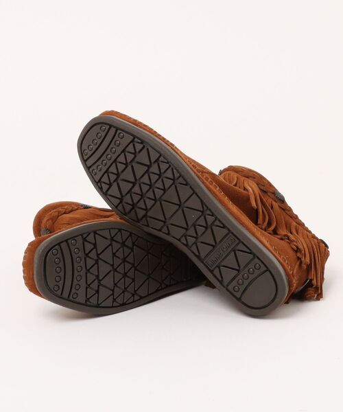 Minnetonka(ミネトンカ)の「【RS】【MINNETONKA】ハイ トップ バック ジッパー ブーツ HI TOP BACK ZIP BOOTS(ブーツ・レディース・ダークブラウン/グレー/ライトブラウン/ブラウン・US5.5/US5)」の6枚目の写真
