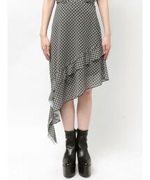 EMODA | ラッフルアシンメトリーミディスカート(スカート)