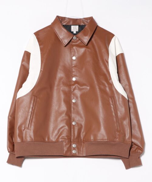 ☆Sale 新品 LIB JOIE ヴィンテージライクオーバージャケット Leather like over jacket | Judin