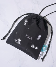 FILA | 【FILA フィラ × PEANUTS】フロント刺繍 ドローストリングミニショルダーバッグ(ショルダーバッグ)