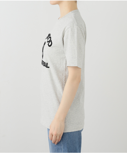 MIXTA（ミクスタ）の「MIXTA/ミクスタ REDWOOD TEE MXT1010003（Tシャツ/カットソー・レディース・ライトグレー/キャメル・FREE）」の9枚目の写真