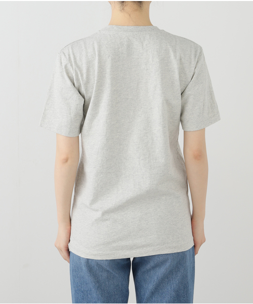 MIXTA（ミクスタ）の「MIXTA/ミクスタ REDWOOD TEE MXT1010003（Tシャツ/カットソー・レディース・ライトグレー/キャメル・FREE）」の10枚目の写真