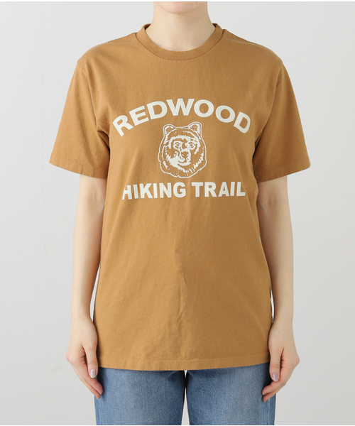 MIXTA（ミクスタ）の「MIXTA/ミクスタ REDWOOD TEE MXT1010003（Tシャツ/カットソー・レディース・ライトグレー/キャメル・FREE）」の16枚目の写真