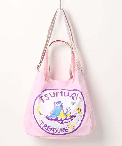 tsumori chisato CARRY(ツモリチサトキャリー)の「トートバッグ ツモリチサト トレジャーアイランド(トートバッグ・レディース・イエロー/ベージュ/ピンク/ブラック・FREE)」の4枚目の写真