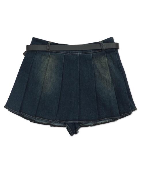 dispark(ディスパーク)の「DISPARK/プリーツブラストミニスカパン(デニムスカート・レディース・インディゴブルー・SMALL/MEDIUM)」の9枚目の写真