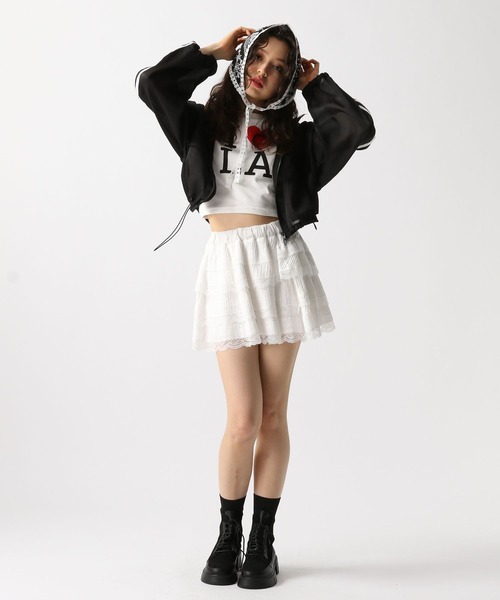 FOREVER 21（フォーエバー トゥエンティーワン）の「【2025SS】LOVETシャツ（Tシャツ/カットソー・レディース・オフホワイト/ブラック/カモフラージュ・FREE）」の9枚目の写真