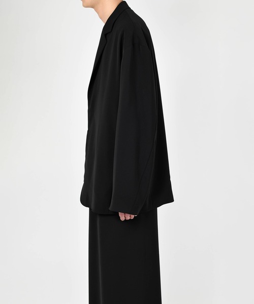 LAD MUSICIAN（ラッドミュージシャン）の「POLYESTER TWILL UNCONSTRUCTED BIG JACKET（その他アウター・メンズ・ブラック/ネイビー系・42/44/46）」の5枚目の写真