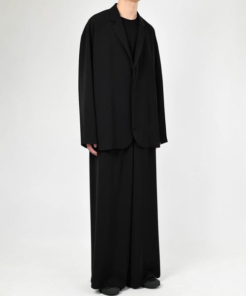 LAD MUSICIAN（ラッドミュージシャン）の「POLYESTER TWILL UNCONSTRUCTED BIG JACKET（その他アウター・メンズ・ブラック/ネイビー系・42/44/46）」の7枚目の写真