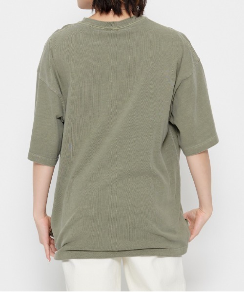 spiritoso（スピリトーゾ）の「【spiritoso】AMERICANプリント イーグルＴシャツ(CP)（Tシャツ/カットソー・レディース・ベビーピンク/カーキ・F）」の6枚目の写真