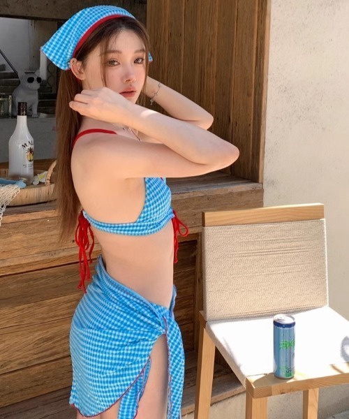 CUPSHE カップシー Fresh Pick ギンガム チェック ビキニ セット Fresh Pick Gingham Bikini Set