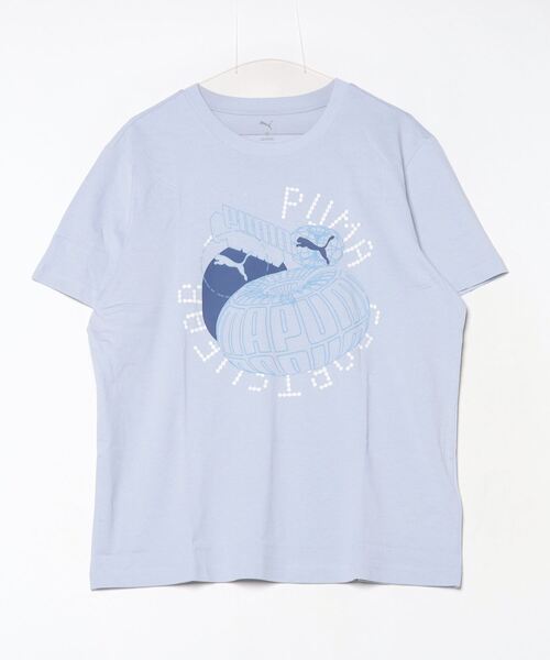 PUMA(プーマ)の「プーマ PUMA GRAPHICS エクゼキューション Tシャツ_(Tシャツ/カットソー・メンズ・トップグレー/ホワイト/ブラック・LL/3L/S/M/L)」の3枚目の写真