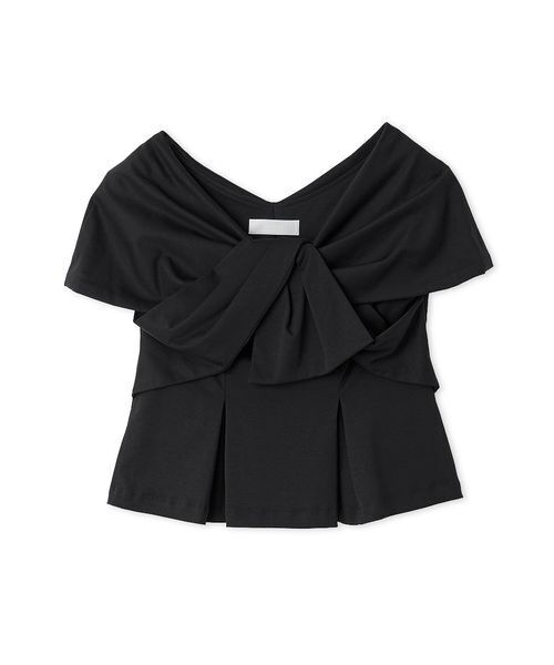 セルフォードリボンモチーフカットソー リボンモチーフカットソー(カットソー)｜TOPS（トップス