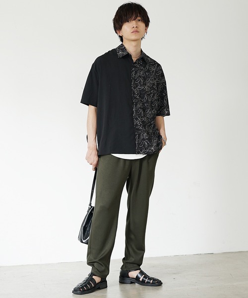MinoriTY(マイノリティ)の「【MinoriTY】接触冷感テーパードスウェットパンツ ジョガーパンツ 夏用 メンズ ワイドパンツ ルームウェア(スウェットパンツ・メンズ・ブラック/グレー系その他/カーキ/ブラウン系その他/杢グレー・S/M/L/XL)」の9枚目の写真