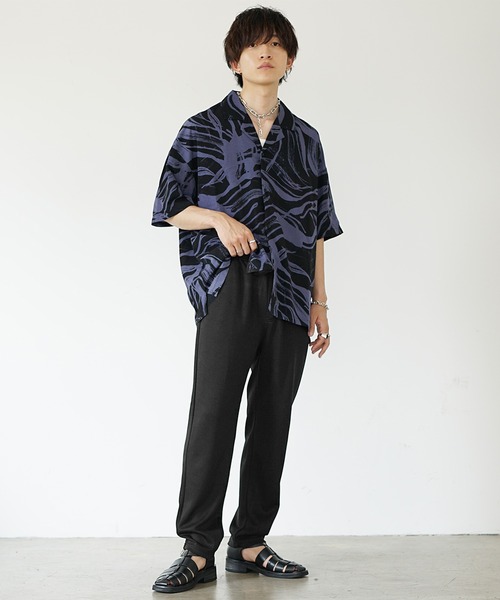 MinoriTY(マイノリティ)の「【MinoriTY】接触冷感テーパードスウェットパンツ ジョガーパンツ 夏用 メンズ ワイドパンツ ルームウェア(スウェットパンツ・メンズ・ブラック/グレー系その他/カーキ/ブラウン系その他/杢グレー・S/M/L/XL)」の17枚目の写真