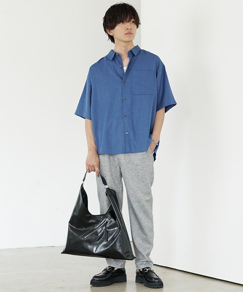 MinoriTY(マイノリティ)の「【MinoriTY】接触冷感テーパードスウェットパンツ ジョガーパンツ 夏用 メンズ ワイドパンツ ルームウェア(スウェットパンツ・メンズ・ブラック/グレー系その他/カーキ/ブラウン系その他/杢グレー・S/M/L/XL)」の21枚目の写真
