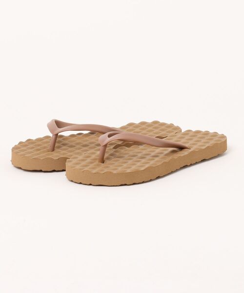 Fun & Daily（ファンアンドデイリー）の「F&D : クッションカラービーチサンダル（サンダル・レディース・オレンジ/ベージュ/ブラック/ピンク・LARGE/MEDIUM/SMALL）」の7枚目の写真