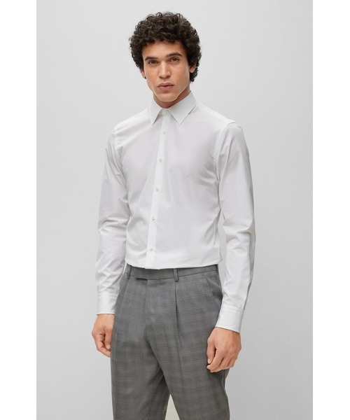 HUGO BOSS｜ヒューゴボスのビジネスシャツ（ホワイト/白色系）通販 