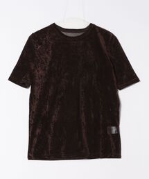 シアーベロアハーフスリーブTシャツ