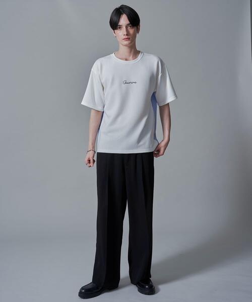 BROWNY(ブラウニー)の「BROWNY/シャツドッキングT(Tシャツ/カットソー・メンズ・ホワイト/チャコールグレー・MEDIUM/LARGE)」の13枚目の写真