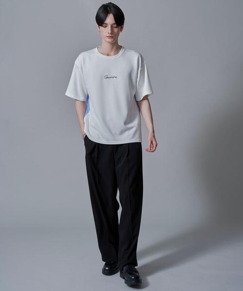 BROWNY(ブラウニー)の「BROWNY/シャツドッキングT(Tシャツ/カットソー・メンズ・ホワイト/チャコールグレー・MEDIUM/LARGE)」の14枚目の写真
