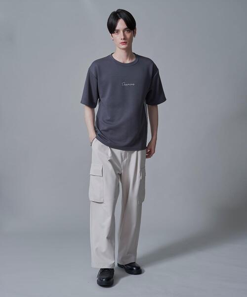 BROWNY(ブラウニー)の「BROWNY/シャツドッキングT(Tシャツ/カットソー・メンズ・ホワイト/チャコールグレー・MEDIUM/LARGE)」の18枚目の写真