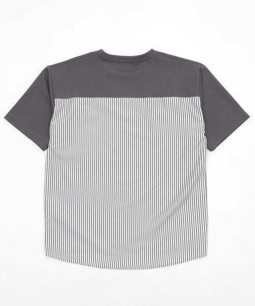 BROWNY(ブラウニー)の「BROWNY/シャツドッキングT(Tシャツ/カットソー・メンズ・ホワイト/チャコールグレー・MEDIUM/LARGE)」の22枚目の写真