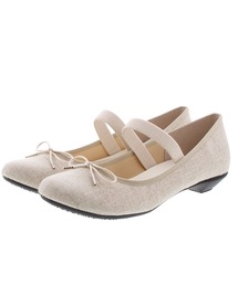JELLY BEANS | ゴムストラップリボンモールドソールパンプス【Made in Japan】(125-53123)JELLY BEANS(ジェリービーンズ)(パンプス)