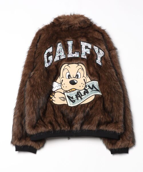 GALFY（ガルフィー）の「【GALFY/ガルフィー】お金大好きファーブルゾン（ブルゾン・メンズ・ブラック/ブラウン/ゴールド・XL/L）」の7枚目の写真