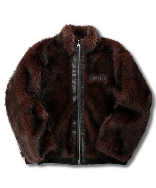 GALFY（ガルフィー）の「【GALFY/ガルフィー】お金大好きファーブルゾン（ブルゾン・メンズ・ブラック/ブラウン/ゴールド・XL/L）」の3枚目の写真