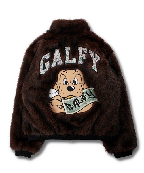 GALFY（ガルフィー）の「【GALFY/ガルフィー】お金大好きファーブルゾン（ブルゾン・メンズ・ブラック/ブラウン/ゴールド・XL/L）」の9枚目の写真