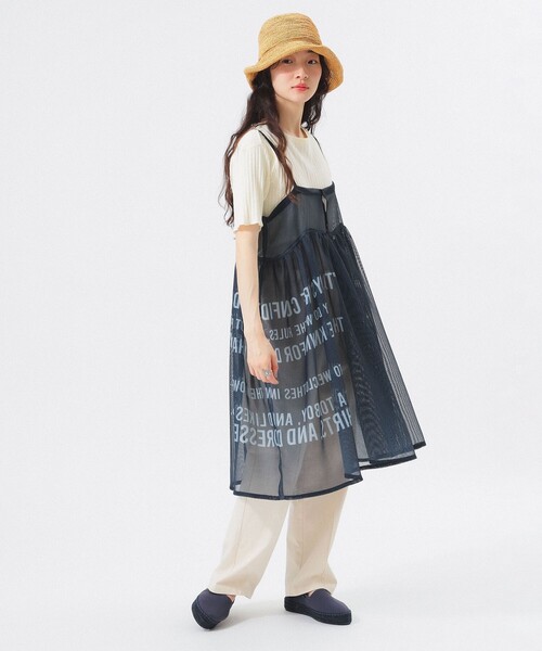 BEAMS BOY（ビームスボーイ）の「プリント メッシュ ワンピース
