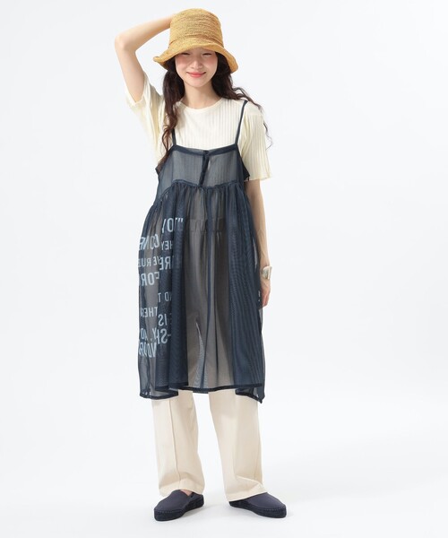 ビームスボーイ プリントメッシュワンピース BEAMS BOY（ビームスボーイ）の「プリント メッシュ ワンピース