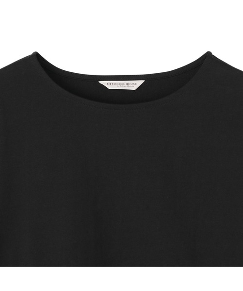 TOKYO SHIRTS(トウキョウシャツ)の「袖刺繍 半袖ブラウス(シャツ/ブラウス・レディース・ブラック/ネイビー/ベージュ・M/LL/L)」の5枚目の写真