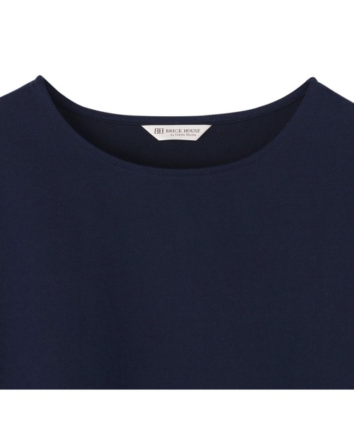 TOKYO SHIRTS(トウキョウシャツ)の「袖刺繍 半袖ブラウス(シャツ/ブラウス・レディース・ブラック/ネイビー/ベージュ・M/LL/L)」の21枚目の写真