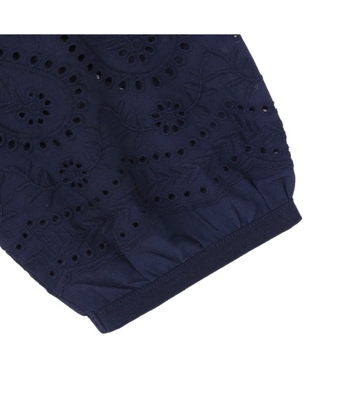 TOKYO SHIRTS(トウキョウシャツ)の「袖刺繍 半袖ブラウス(シャツ/ブラウス・レディース・ブラック/ネイビー/ベージュ・M/LL/L)」の22枚目の写真