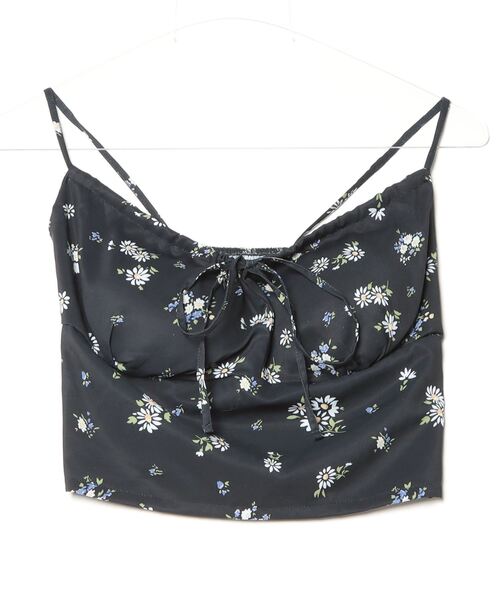 Per sist ence(パーシエンス)の「フラワープリントブラトップ/カップ付き(キャミソール・レディース・レッド/ブラック・ONE SIZE)」の10枚目の写真