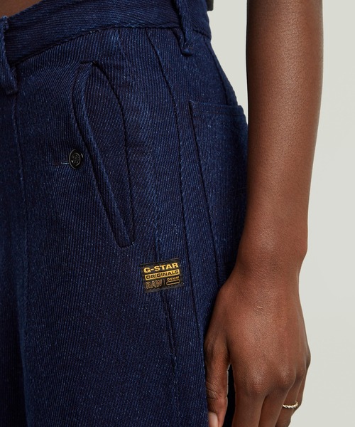 G-STAR(ジースター)の「Roos High Loose Jeans/ハイウエストワイドルーズジーンズ/L28(デニムパンツ・レディース・ダークインディゴブルー・24inch/25inch/26inch)」の4枚目の写真