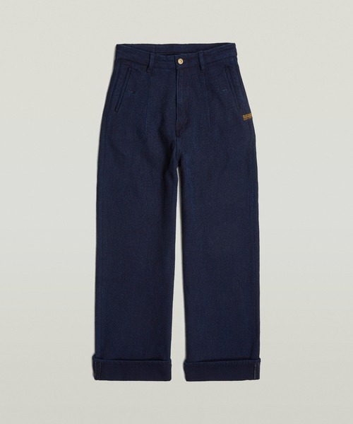 G-STAR(ジースター)の「Roos High Loose Jeans/ハイウエストワイドルーズジーンズ/L28(デニムパンツ・レディース・ダークインディゴブルー・24inch/25inch/26inch)」の6枚目の写真