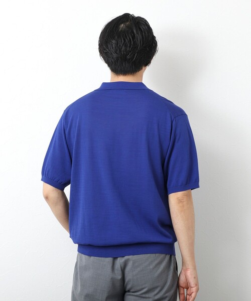 セール】《PIMA COTTON》成型半袖 NSN スキッパーニット