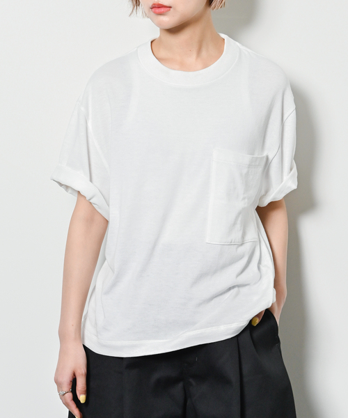 Tシャツ・カットソー THE ATTICO COTTON T-SHIRT White Cotton T-shirt The Attico - Vitkac Italy