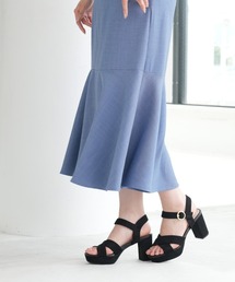 ASTORIA ODIER | 厚底クロスサンダル(サンダル)