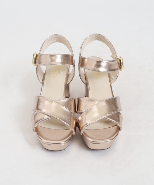 ASTORIA ODIER（アストリアオディール）の「厚底クロスサンダル（サンダル・レディース・ベージュ/ゴールド/アイボリー/ブラック・MEDIUM/LARGE/SMALL）」の5枚目の写真