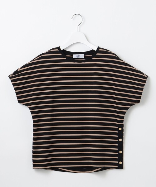 J.PRESS(ジェイプレス)の「【WEB限定カラーあり・洗える】ULTIM天竺ボーダー カットソー(Tシャツ/カットソー・レディース・ブラック系2/ライトグリーン系1/ブルー系1/ベージュ系2・T13/T15)」の15枚目の写真