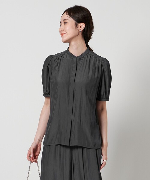 UNITED ARROWS - coco 中古 ユナイテッドアローズ UNITED ARROWS レディース 長袖シャツ S チャコールグレー ハーフジップ UNITED ARROWS - coco 中古 ユナイテッドアローズ UNITED ARROWS