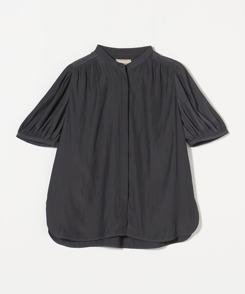 UNITED ARROWS - coco 中古 ユナイテッドアローズ UNITED ARROWS レディース 長袖シャツ S チャコールグレー ハーフジップ ZOZO限定】シアサッカー ハーフジップシャツ -セットアップ対応