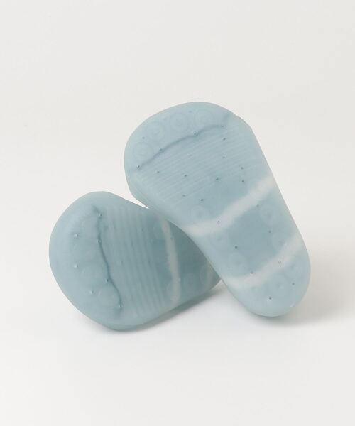 Attipas(アティパス)の「ATTIPAS See Through Bear Bamboo アティパス バンブー ベビーシューズ(ベビーシューズ/ベビーソックス・キッズ・ベージュ/スカイブルー・4.5/5.5/6.5/3.5)」の4枚目の写真