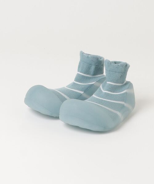 Attipas(アティパス)の「ATTIPAS See Through Bear Bamboo アティパス バンブー ベビーシューズ(ベビーシューズ/ベビーソックス・キッズ・ベージュ/スカイブルー・4.5/5.5/6.5/3.5)」の6枚目の写真