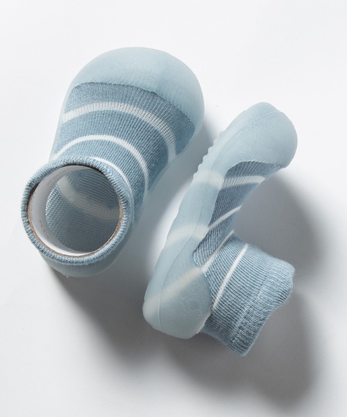 Attipas(アティパス)の「ATTIPAS See Through Bear Bamboo アティパス バンブー ベビーシューズ(ベビーシューズ/ベビーソックス・キッズ・ベージュ/スカイブルー・4.5/5.5/6.5/3.5)」の14枚目の写真